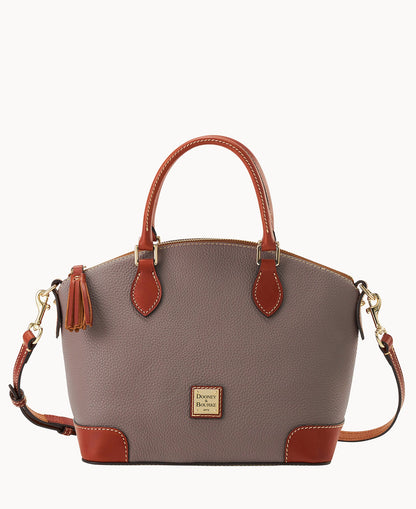 Pebble Grain Geena Satchel